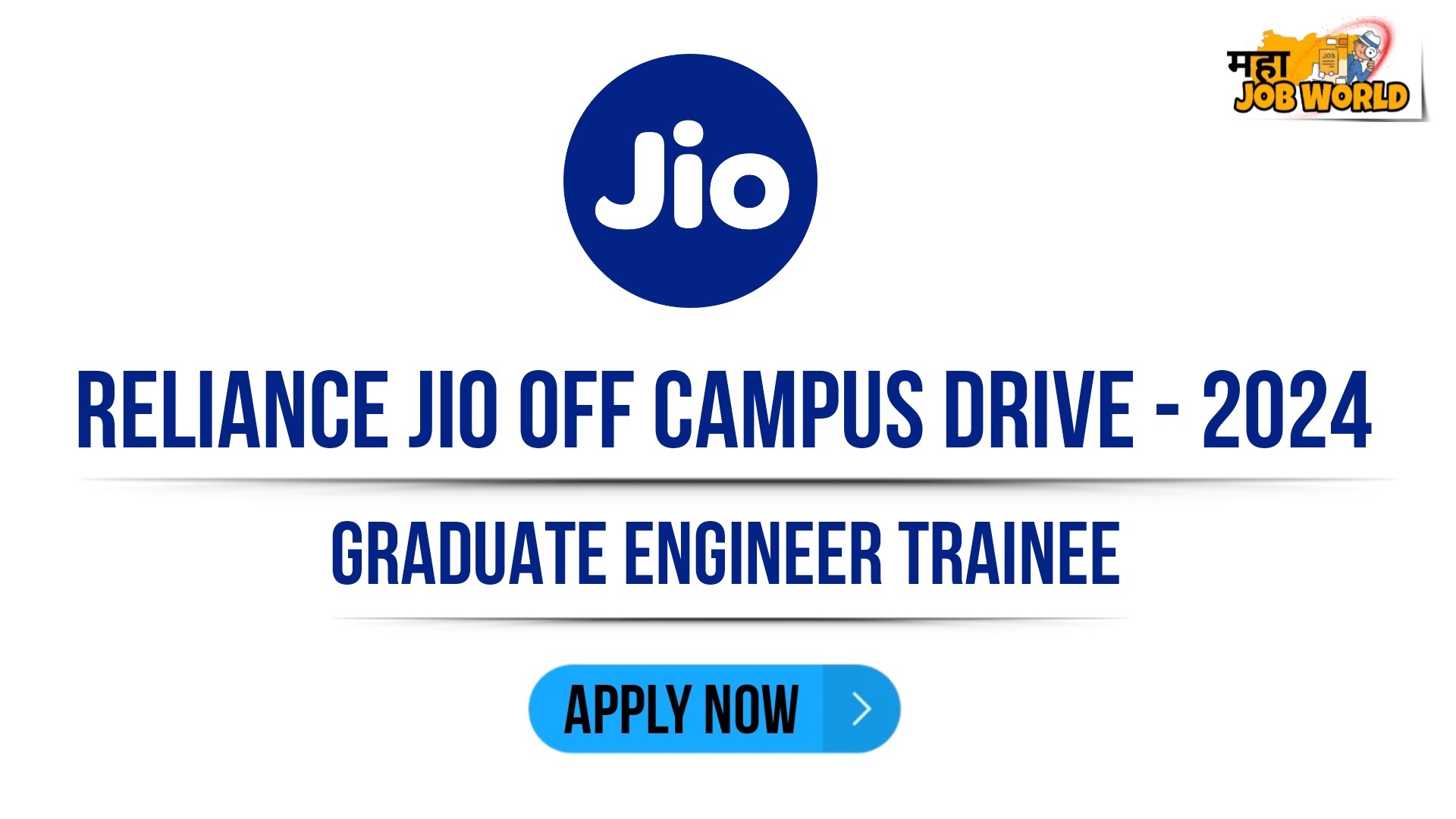 Reliance Jio Off Campus Drive - 2024