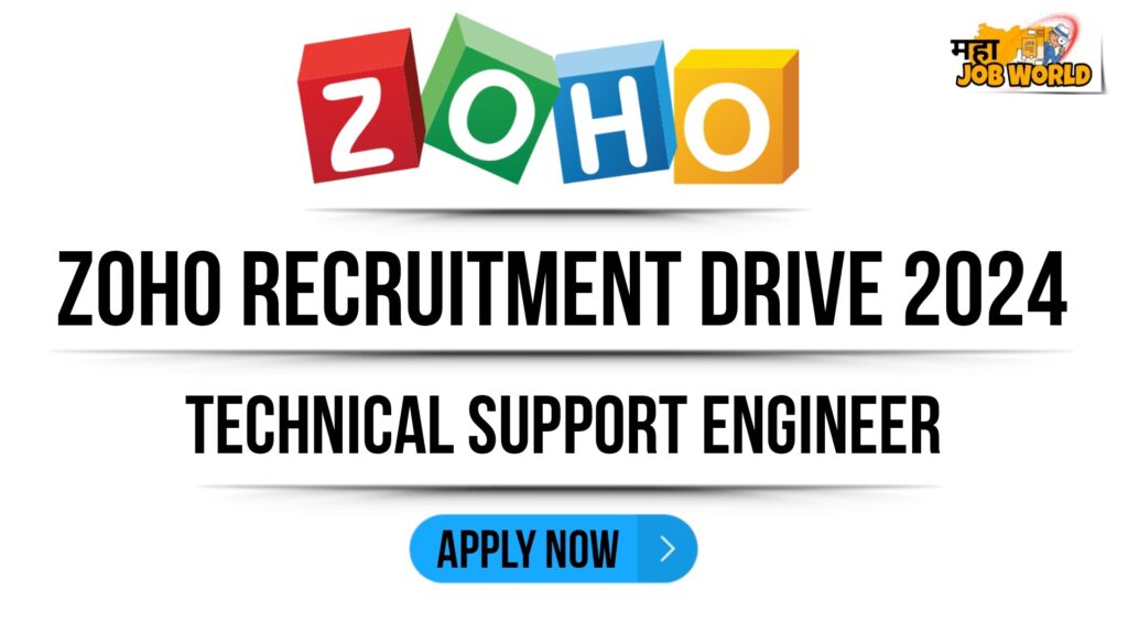 Zoho is Hiring | Technical Support Engineer